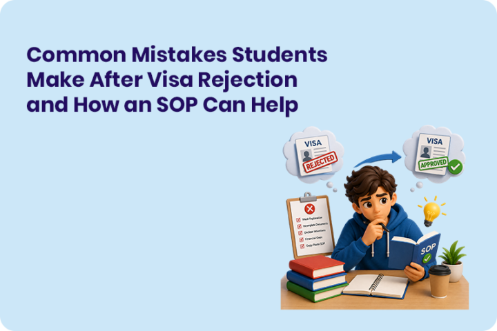 Common Mistakes Students Make After Visa Rejection and How an SOP Can Help