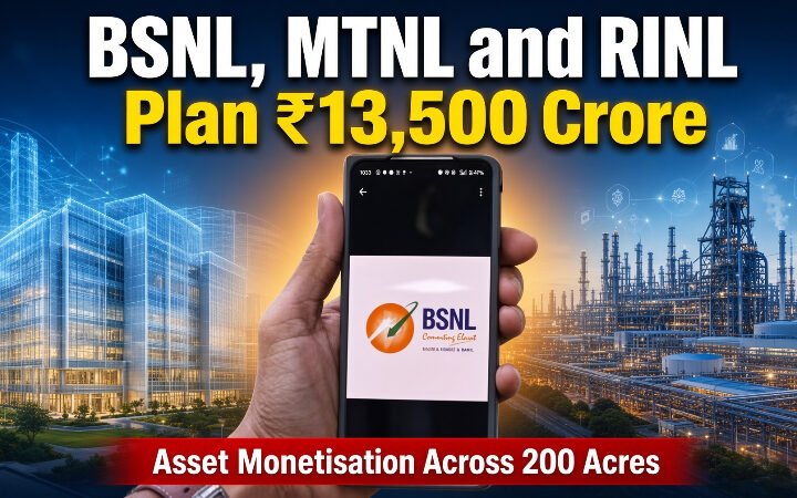 BSNL MTNL RINL Asset Monetisation