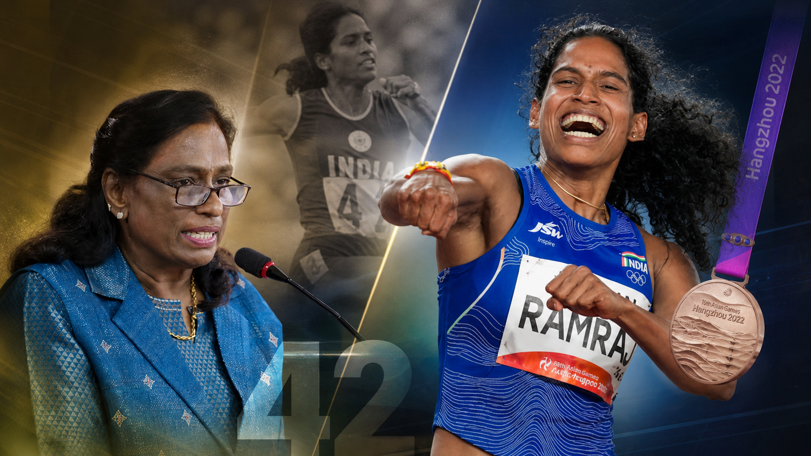 Vithya Ramraj PT Usha record
